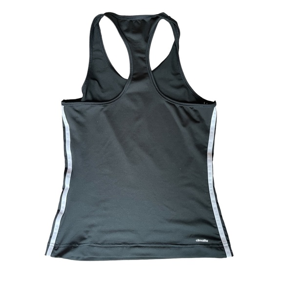 ADIDAS originals 3 stripe women's black climate tank, XS, UK 4-6 - Picture 2 of 10